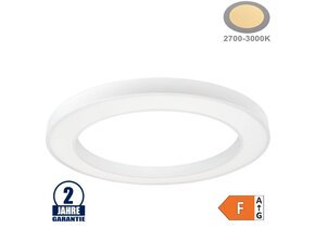 64W LED Deckenleuchte Design Rund Weiß Warmweiß