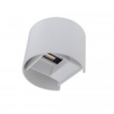 6W LED Wandleuchte Rund Up and Down Weiß IP54 Neutralweiß