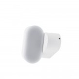 6W LED Wandleuchte Schwenkbar 1-fach Weiß IP54 Warmweiß