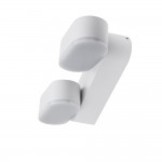 12W LED Wandleuchte Schwenkbar 2-fach Weiß IP54 Warmweiß