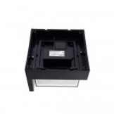 15W LED Wandleuchte Rhombus "Down" Schwarz IP65 Warmweiß