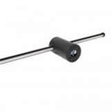 16W Wandleuchte Stabförmig Schwarz Neutralweiß