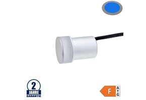 1,3W LED Wandleuchte Blau 24V IP65