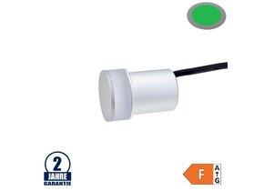 1,3W LED Wandleuchte Grün 24V IP65