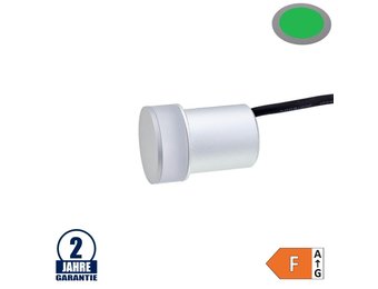 1,3W LED Wandleuchte Grün 24V IP65
