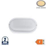 8W LED Aufbau Kellerleuchte Kunststoff Warmweiß IP54