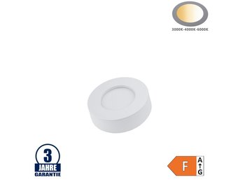 6W LED Aufbauleuchte Slim Mini Rund CCT Farbwechsel IP44