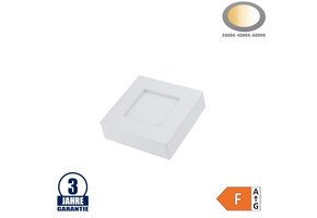 6W LED Aufbauleuchte Slim Mini Quadratisch CCT Farbwechsel IP44