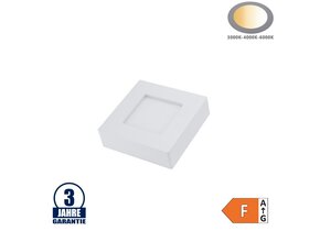 6W LED Aufbauleuchte Slim Mini Quadratisch CCT Farbwechsel IP44