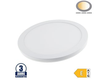 30W LED Ein-/ Aufbauleuchte Slim Mini Rund CCT