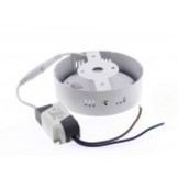 7W LED Aufbau Mini Panel Rund Kaltweiß