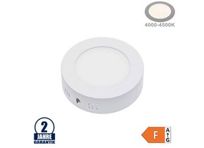 6W LED Aufbau Mini Panel Rund Neutralweiß