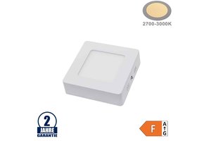 6W LED Aufbau Mini Panel Quadratisch Warmweiß