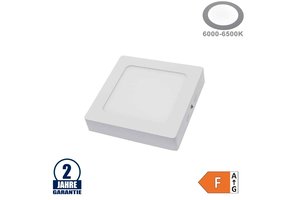 12W LED Aufbau Mini Panel Quadratisch Kaltweiß