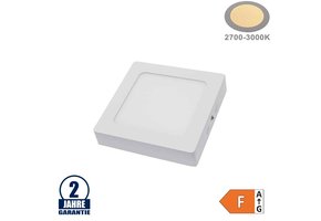 12W LED Aufbau Mini Panel Quadratisch Warmweiß