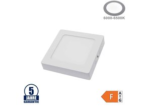 12W LED Aufbau Mini Panel Quadratisch Professional Kaltweiß