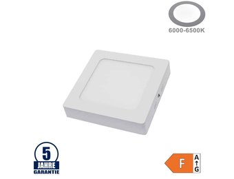 12W LED Aufbau Mini Panel Quadratisch Professional Kaltweiß