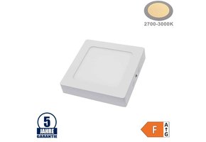 12W LED Aufbau Mini Panel Quadratisch Professional Warmweiß