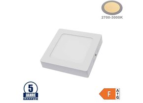 12W LED Aufbau Mini Panel Quadratisch Professional Warmweiß