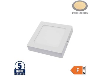12W LED Aufbau Mini Panel Quadratisch Professional Warmweiß