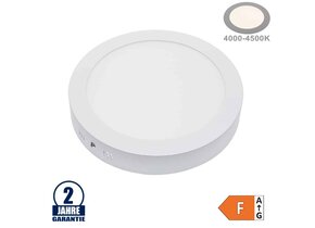 18W LED Aufbau Mini Panel Rund Neutralweiß