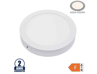 18W LED Aufbau Mini Panel Rund Neutralweiß