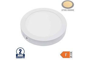 18W LED Aufbau Mini Panel Rund Warmweiß