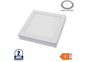 18W LED Aufbau Mini Panel Quadratisch Kaltweiß