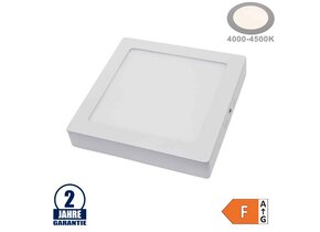 18W LED Aufbau Mini Panel Quadratisch Neutralweiß