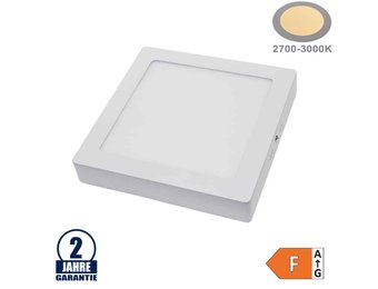 18W LED Aufbau Mini Panel Quadratisch Warmweiß