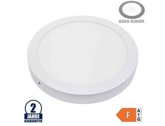 24W LED Aufbau Mini Panel Rund Kaltweiß