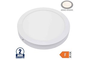 24W LED Aufbau Mini Panel Rund Neutralweiß