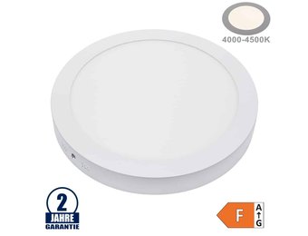 24W LED Aufbau Mini Panel Rund Neutralweiß