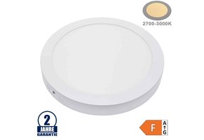 24W LED Aufbau Mini Panel Rund Warmweiß