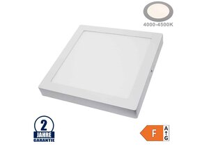 24W LED Aufbau Mini Panel Quadratisch Neutralweiß