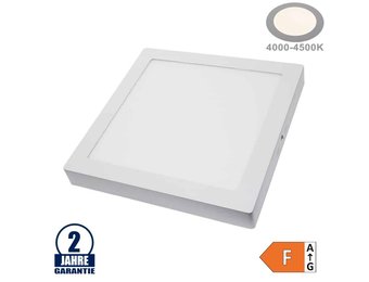24W LED Aufbau Mini Panel Quadratisch Neutralweiß