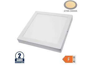 24W LED Aufbau Mini Panel Quadratisch Warmweiß