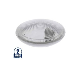 LED E27 Deckenleuchte Kunststoff Transparent IP65