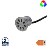1W LED Unterwasser-Wandeinbauleuchte Inox 24V RGB