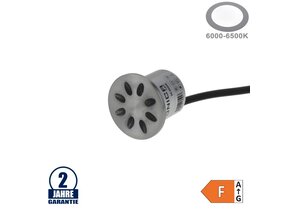 1,3W LED Unterwasser-Dekoeinbauleuchte 24V IP68 Kaltweiß