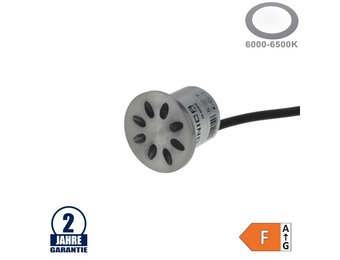 1,3W LED Unterwasser-Dekoeinbauleuchte 24V IP68 Kaltweiß