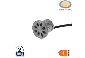 1,3W LED Unterwasser-Dekoeinbauleuchte 24V IP68 Warmweiß