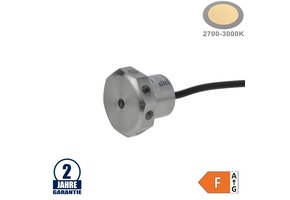 1,2W LED Unterwasser-Dekoeinbauleuchte 24V IP68 Warmweiß