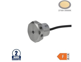 1,2W LED Unterwasser-Dekoeinbauleuchte 24V IP68 Warmweiß