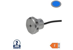 1,2W LED Unterwasser-Dekoeinbauleuchte 24V IP68 Blau
