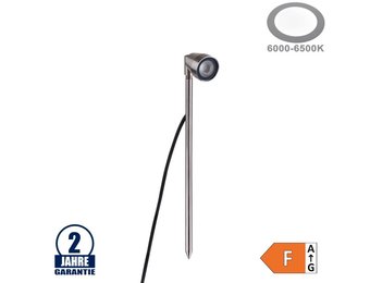 1,3W Gartenleuchte mit Erdspieß 24V IP65 Kaltweiß