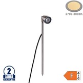 1,3W Gartenleuchte mit Erdspieß 24V IP65 Warmweiß