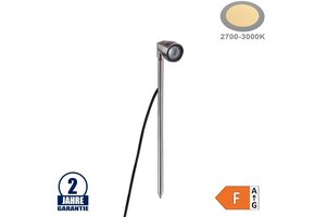 1,3W Gartenleuchte mit Erdspieß 24V IP65 Warmweiß
