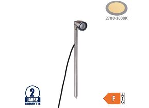 1,3W Gartenleuchte mit Erdspieß 24V IP65 Warmweiß