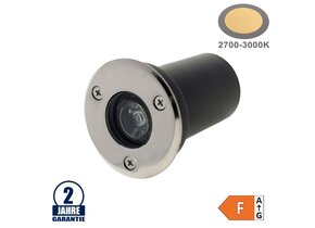 1W LED Bodenleuchte für Außenmontage 230V IP65 Warmweiß